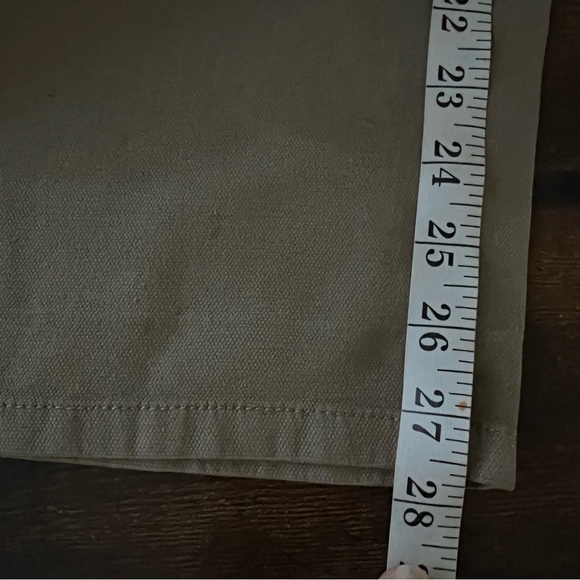Eileen Fisher Cotton Hemp Tapered Pants in Tarragon Green Size 16 Ankle Pocketa - Picture 6 of 15